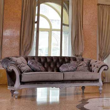 Итальянская мягкая мебель Luxury Atena фабрики VENETA SEDIE Диван 2-х местный