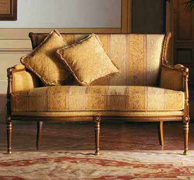 Итальянские кресла и стулья фабрики AMELI SEDIE комп.3 Диван 2-местный Riccardo III