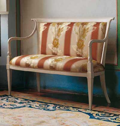 Итальянские кресла и стулья Sedie фабрики AMELI SEDIE комп.1 Диван 2-местный Versaille
