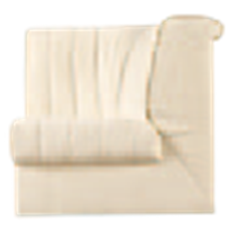 Итальянская мягкая мебель Cult фабрики ALTAMODA Элемент дивана 1-месный (правый) с подушкой