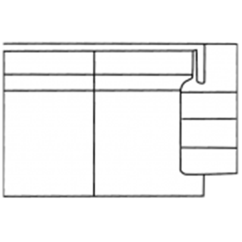 Итальянская мягкая мебель Forrester фабрики BEDDING Элемент Forrester Ш 160 с 1 подлокотником