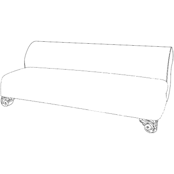 Итальянская мягкая мебель Salotti фабрики SAVIO FIRMINO Элемент H модульного углового дивана