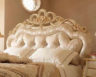 Итальянская спальня Adele фабрики VOLPI Изголовье кровати Adele king