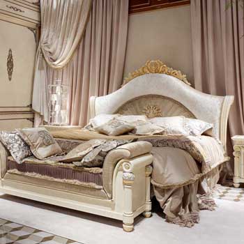 Итальянская спальня Romanica Laccato фабрики BACCI STILE Изголовье кровати King Size