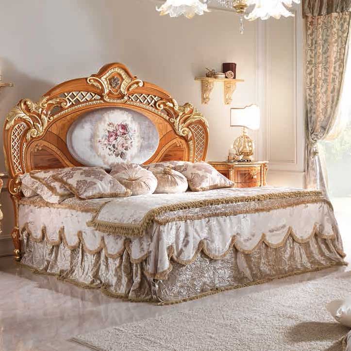 Итальянская спальня Regina Naturale фабрики FRATELLI PISTOLESI Изголовье кровати King