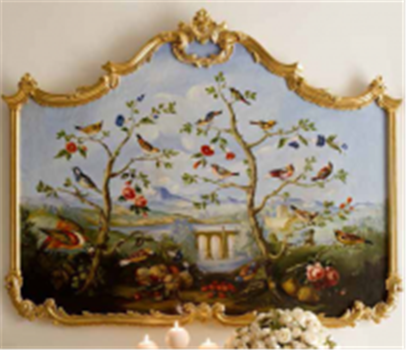 Итальянская мягкая мебель фабрики ANDREA FANFANI Картина “Птицы”