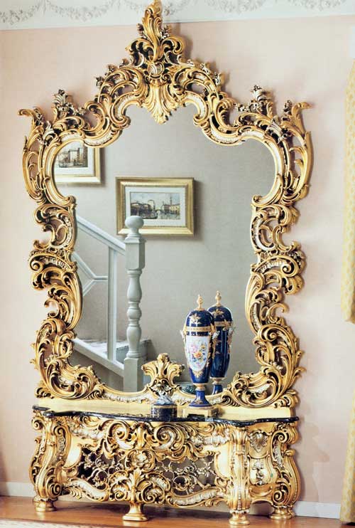 Итальянские консоли фабрики BROGIATO Консоль с зеркалом