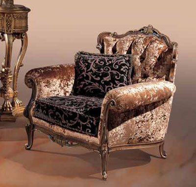 Итальянская мягкая мебель Austen фабрики ANGELO CAPPELLINI Кресло Austen