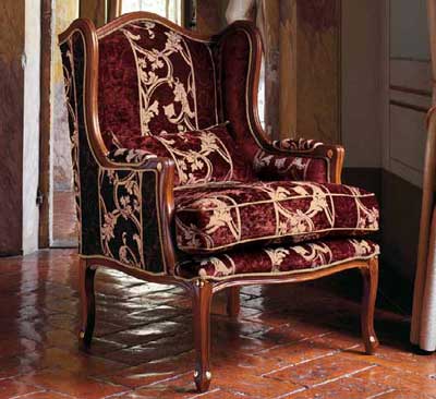 Итальянские кресла и стулья фабрики AMELI SEDIE комп.2 Кресло Bergere