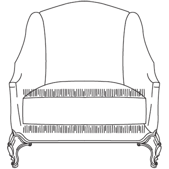Итальянские кресла фабрики BRUNO ZAMPA Кресло Cecilia