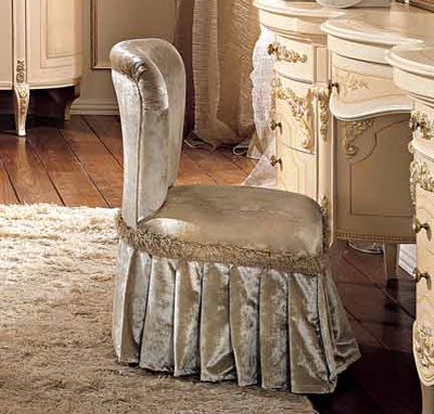 Итальянская спальня Reggenza Luxury фабрики BARNINI OSEO Кресло для туалетного столика