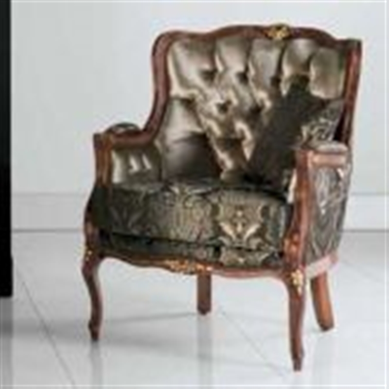 Итальянская мягкая мебель Barocco фабрики MOBILSEDIA Кресло ESMERALDA