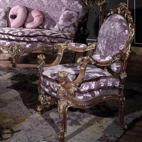 Итальянская спальня Luxury фабрики ASNAGHI INTERIORS Кресло Manet