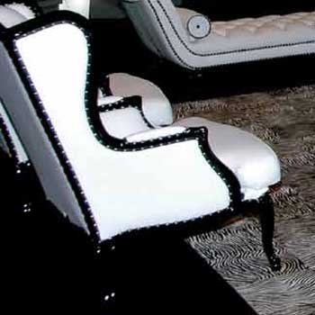 Итальянская мягкая мебель Taylor Burton фабрики MANTELLASSI Кресло Pathos