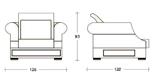 Итальянская мягкая мебель Confort-Nouveau фабрики VISMARA DESIGN Кресло с подушками
