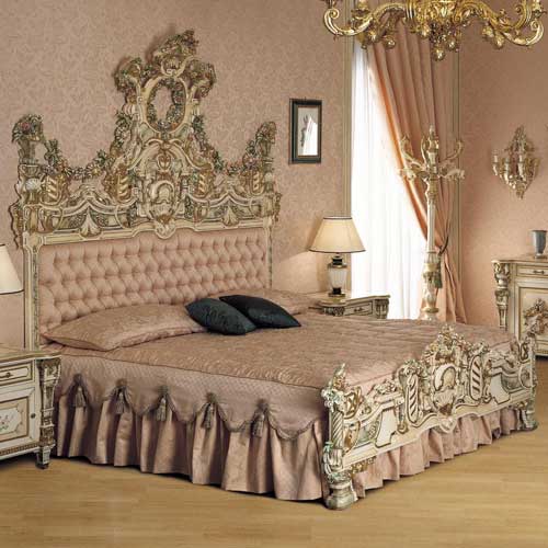 Итальянская спальня Arcadia фабрики ASNAGHI INTERIORS Кровать Arcadia
