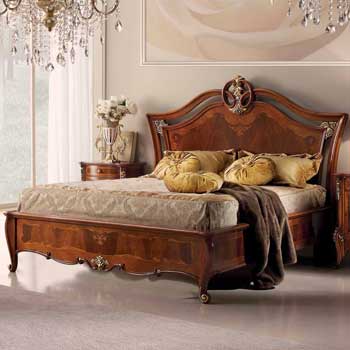 Итальянская спальня Palladio фабрики BACCI STILE Кровать без изножья (сп. место 160Х200)