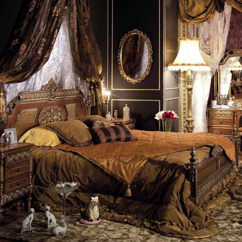 Итальянская спальня Luxury фабрики ASNAGHI INTERIORS Кровать Cimabue
