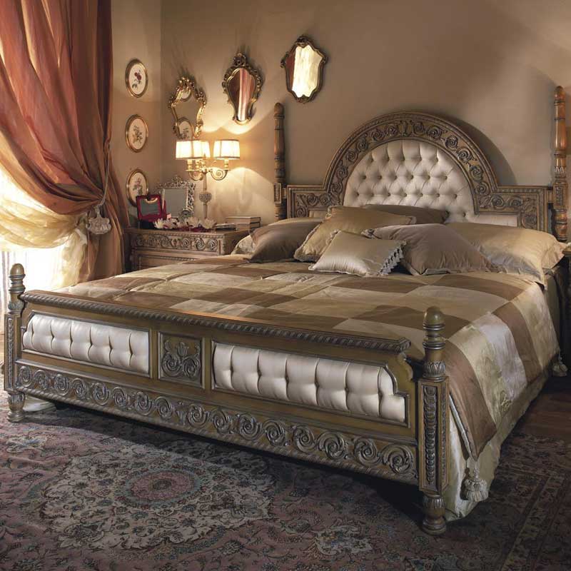 Итальянская спальня Prestige Gretel фабрики ASNAGHI INTERIORS Кровать Gretel