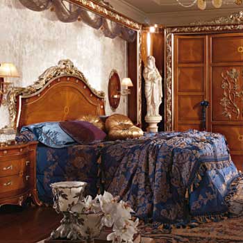 Итальянская спальня Alysee Ciliegio фабрики BACCI STILE Кровать King Size без изножья
