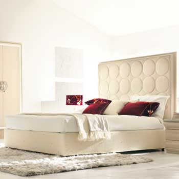Итальянская спальня Fusion фабрики ALTAMODA комп.1 Кровать King Size с контейнером и подъемным механизмом