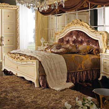 Итальянская спальня Alysee Laccato фабрики BACCI STILE Кровать King Size