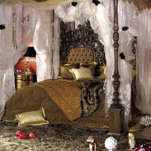 Итальянская спальня Luxury фабрики ASNAGHI INTERIORS Кровать Klee