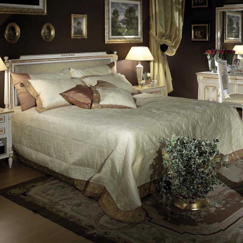 Итальянская спальня Prestige Lilium фабрики ASNAGHI INTERIORS Кровать Lilium