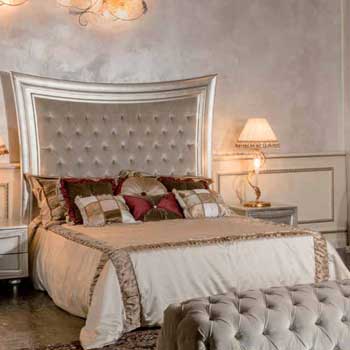Итальянская спальня Marilyn фабрики MANTELLASSI Кровать Marilyn King Size