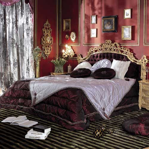 Итальянская спальня Luxury фабрики ASNAGHI INTERIORS Кровать Modigliani