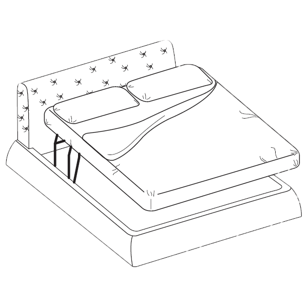 Итальянская кровать Capi фабрики MD HOUSE Кровать Padded Capi сп место 162х202 с контейнером и подъемным механизмом