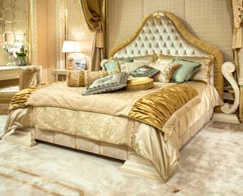 Итальянская спальня Aurea фабрики BRUNO ZAMPA Кровать Penelope King Size