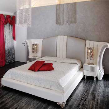 Итальянская спальня Re Sole фабрики MANTELLASSI Кровать Re Sole