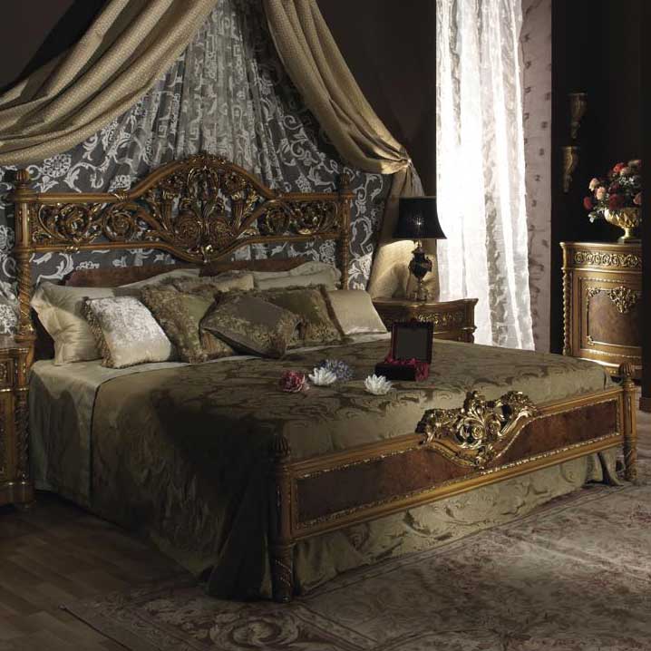 Итальянская спальня Prestige Reno фабрики ASNAGHI INTERIORS Кровать Reno
