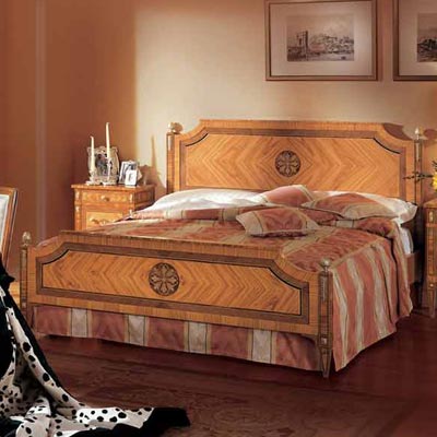 Итальянские спальни Grieg фабрики ANGELO CAPPELLINI Кровать с изножьем