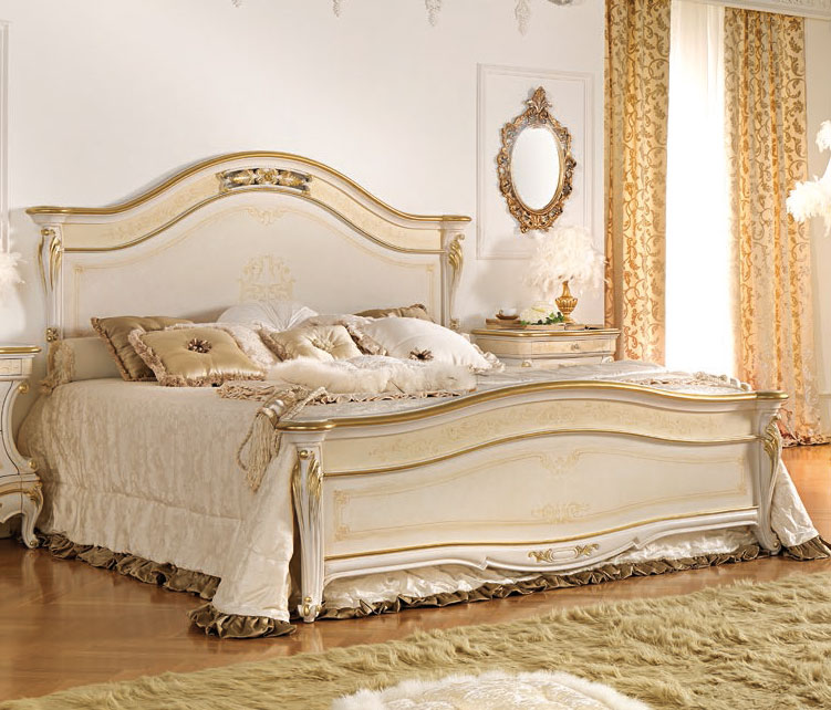 Итальянская спальня Napoleone Laccata фабрики ANTONELLI MORAVIO & C (AMC) Кровать сп. место 160Х190