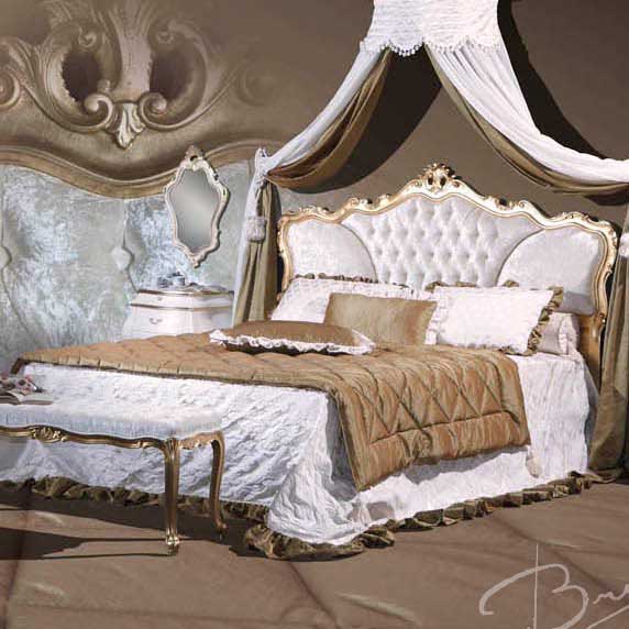 Итальянская спальня Leonardo фабрики BROGIATO Кровать (спальное место 165Х195)