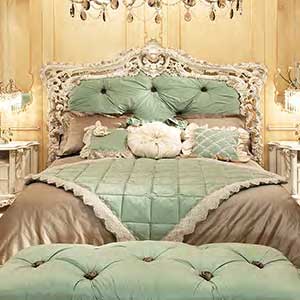 Итальянская спальня Luxury фабрики FRATELLI RADICE Кровать (спальное место 180Х200)