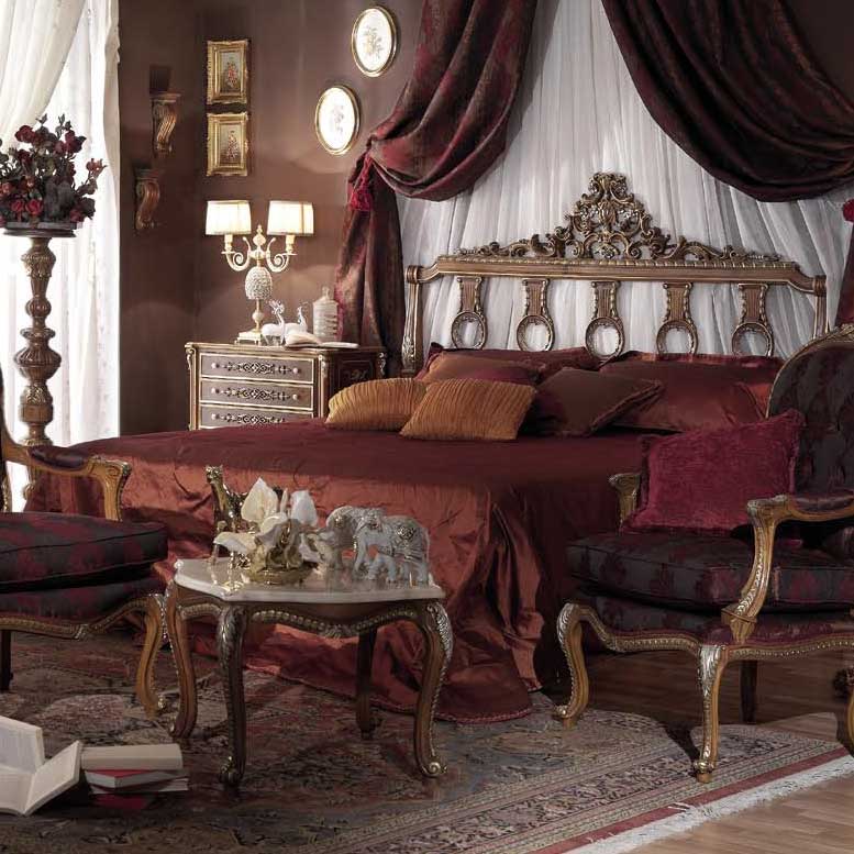 Итальянская спальня Prestige Tatiana фабрики ASNAGHI INTERIORS Кровать Tatiana