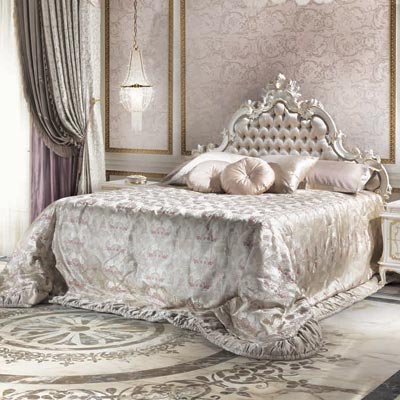 Итальянская спальня Anfossi фабрики ANGELO CAPPELLINI Кровать