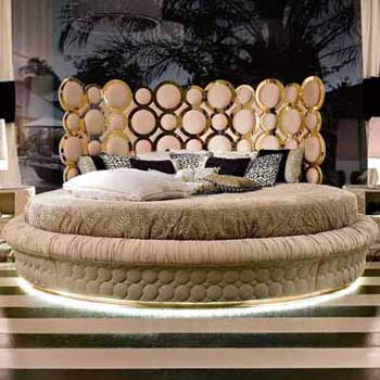 Итальянская спальня Jaguar фабрики ALTAMODA  Круглая кровать