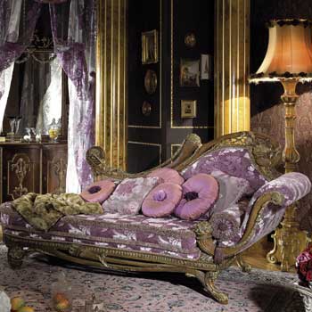 Итальянская спальня Luxury фабрики ASNAGHI INTERIORS Кушетка Manet