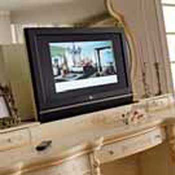 Итальянская спальня Barocco фабрики ALBERTO & MARIO GHEZZANI Модуль-подставка под ТВ