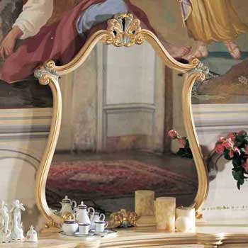 Итальянская спальня Barocco фабрики ALBERTO & MARIO GHEZZANI Настенное зеркало