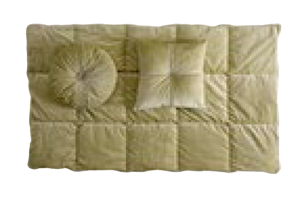 Итальянская спальня Diletta фабрики VOLPI  Небольшое одеяло Angelica с подушками