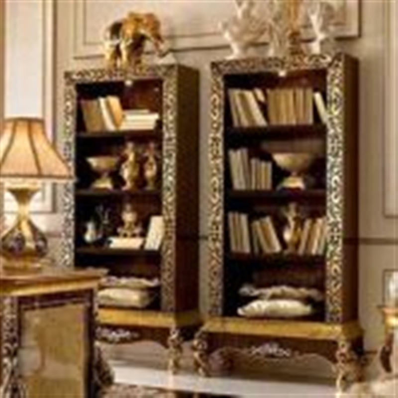 Итальянский кабинет Royal Palace фабрики AR ARREDAMENTI Открытый книжный шкаф