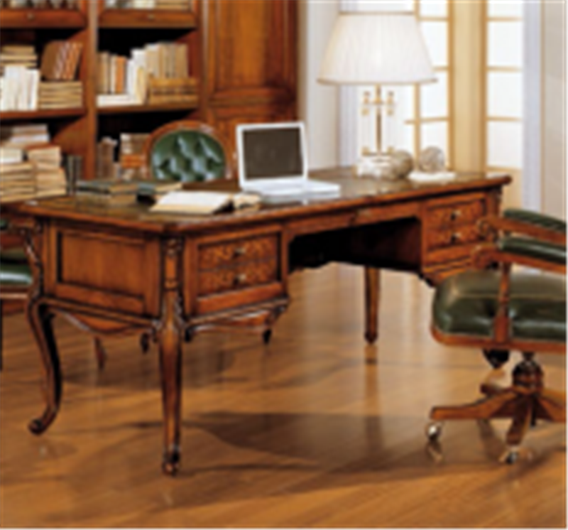 Итальянский кабинет Isabella Noce фабрики ANTONELLI MORAVIO & C (AMC) Письменный стол