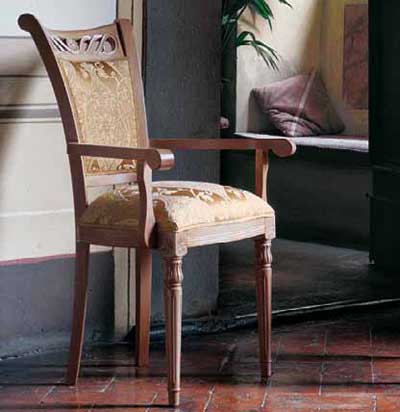 Итальянские кресла и стулья фабрики AMELI SEDIE комп.2 Полукресло Antonietta