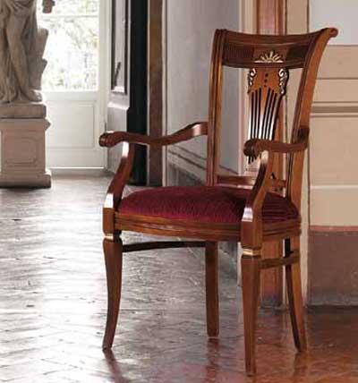 Итальянские кресла и стулья фабрики AMELI SEDIE комп.3 Полукресло Apollo