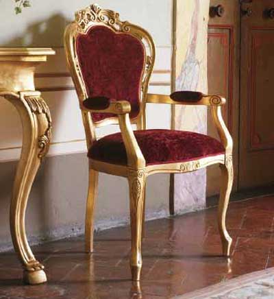 Итальянские кресла и стулья фабрики AMELI SEDIE комп.2 Полукресло Castellana